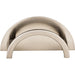 Top Knobs Half Circle Open 3 1/2" Center to Center Finger Pull