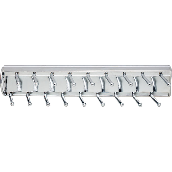 Hardware Resources Polished Chrome 14" Tie Rack