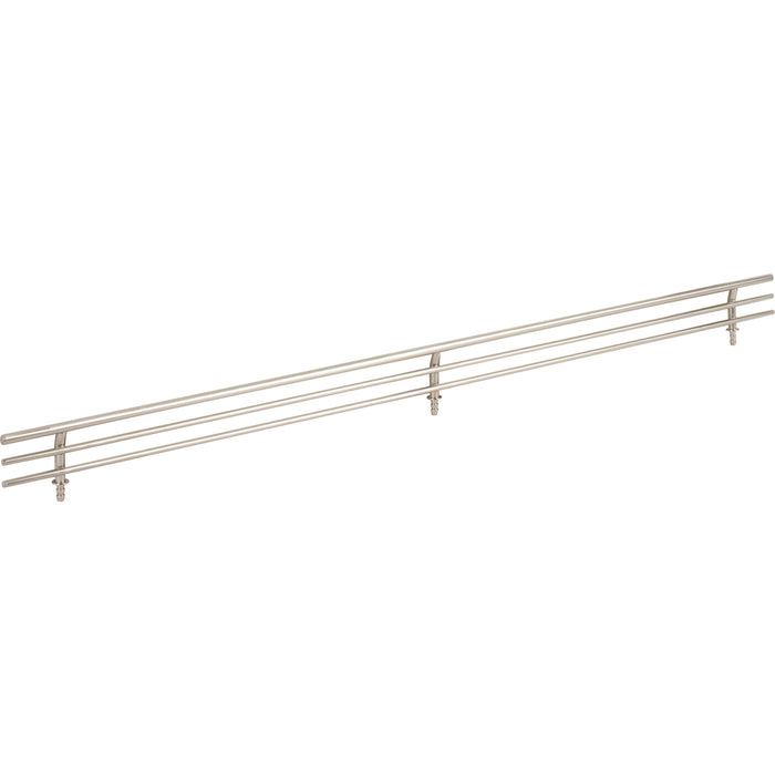 Hardware Resources 23" Wide Satin Nickel Wire Shoe Fence for Shelving