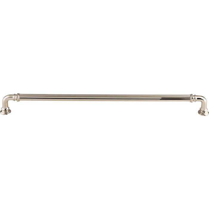 Top Knobs Reeded 12" Center to Center Bar Pull