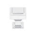 Top Knobs Ascendra 1 1/8" Length Square Knob