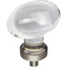Jeffrey Alexander Harlow 1-5/8" Length Oval Knob