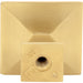 Jeffrey Alexander Roman 1-1/4" Length Square Knob