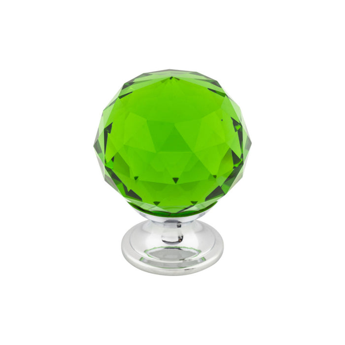 Top Knobs Green Crystal 1 3/8" Diameter Round Knob