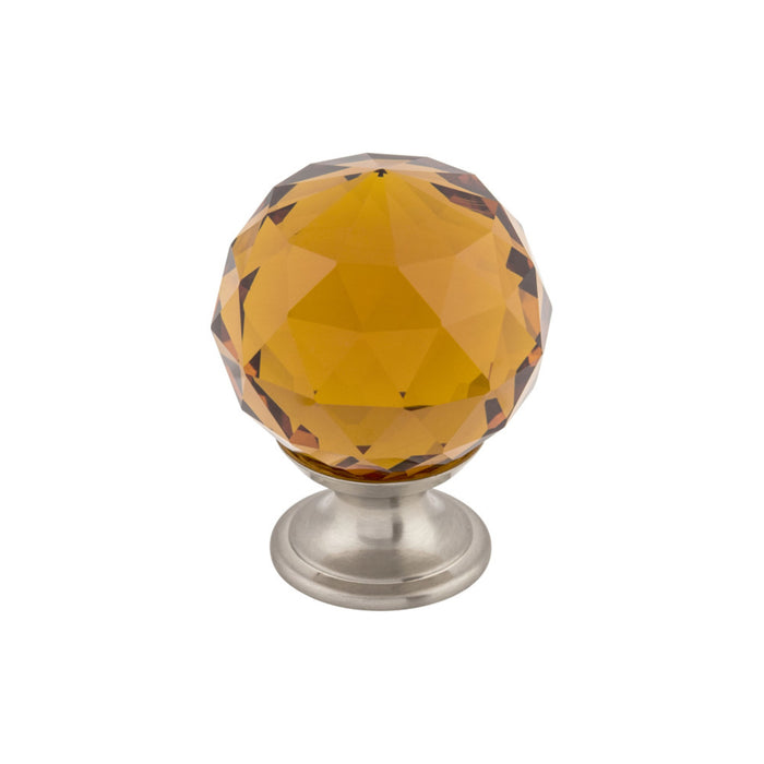 Top Knobs Wine Crystal 1 3/8" Diameter Round Knob