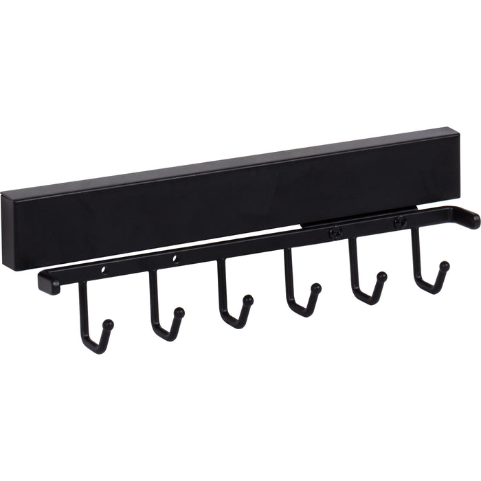 Hardware Resources Matte Black 12" Belt Rack