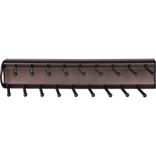 Hardware Resources Dark Bronze 14" Tie Rack