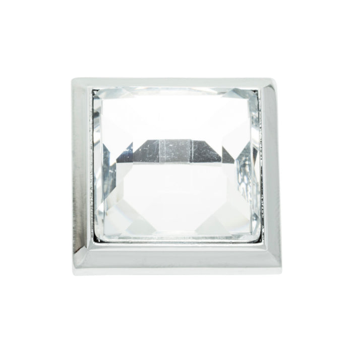 Atlas Legacy Crystal 1 5/16" Length Square Knob