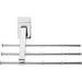 Hardware Resources Polished Chrome Tri-Level Tie Organizer