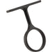Hardware Resources Matte Black Center Support Bracket for 1-5/16" Round Closet Rods