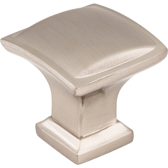 Jeffrey Alexander Annadale 1-1/4" Length Square Knob