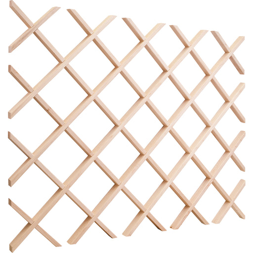 Hardware Resources 36" H x 36" W Maple Wine Bottle Lattice