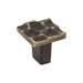 Top Knobs Cobblestone 1 1/8" Length Square Knob