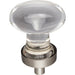 Jeffrey Alexander Harlow 1-1/4" Length Oval Knob