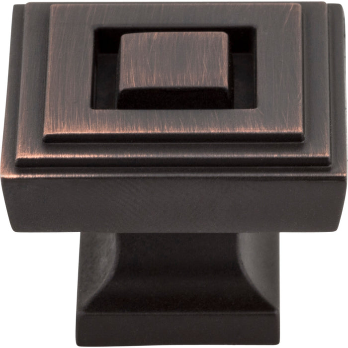 Jeffrey Alexander Delmar 1-1/4" Length Square Knob