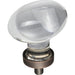 Jeffrey Alexander Harlow 1-5/8" Length Oval Knob