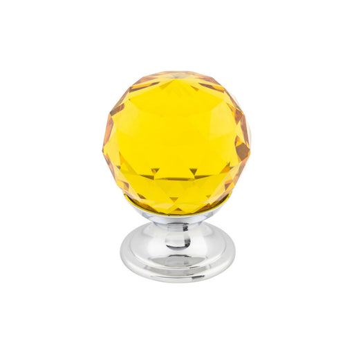 Top Knobs Amber Crystal 1 1/8" Diameter Round Knob