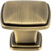 Jeffrey Alexander Milan 1 1-1/4" Length Square Knob