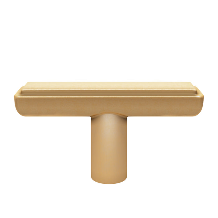 Atlas Finderne T-Knob 2 1/4 Inch Warm Brass