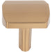 Elements William 1-1/4" Length Square Knob
