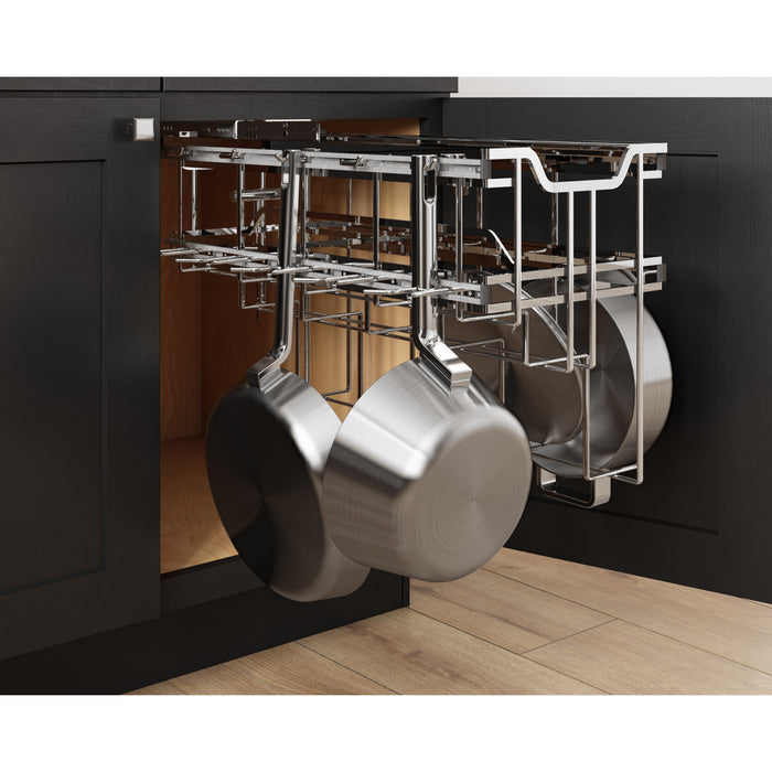 STORAGE WITH STYLE® Soft-close Hanging Pan Pullout