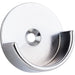 Hardware Resources Chrome Open Knock-In Mounting Bracket for 1-5/16" Round Closet Rods