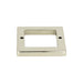 Atlas Tableau Square 1 13/16" Center to Center Pull Backplate