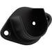 Hardware Resources Matte Black Open Screw-In Mounting Bracket for 1" and 1-1/16" Round Closet Rods