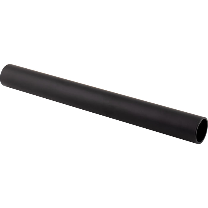 Hardware Resources 24 Matte Black 1-5/16"x8' Round Steel Closet Rods
