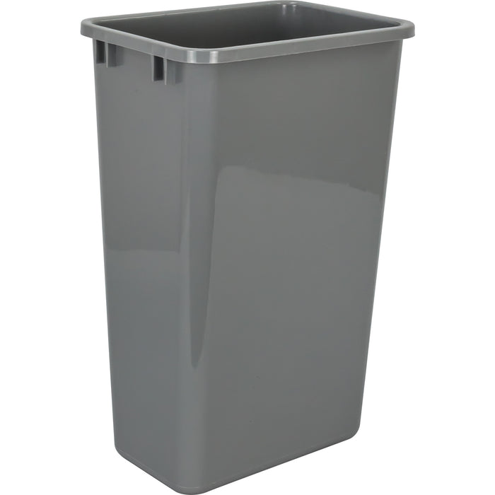 Hardware Resources Box of 4 Grey 50 Quart Plastic Waste Containers