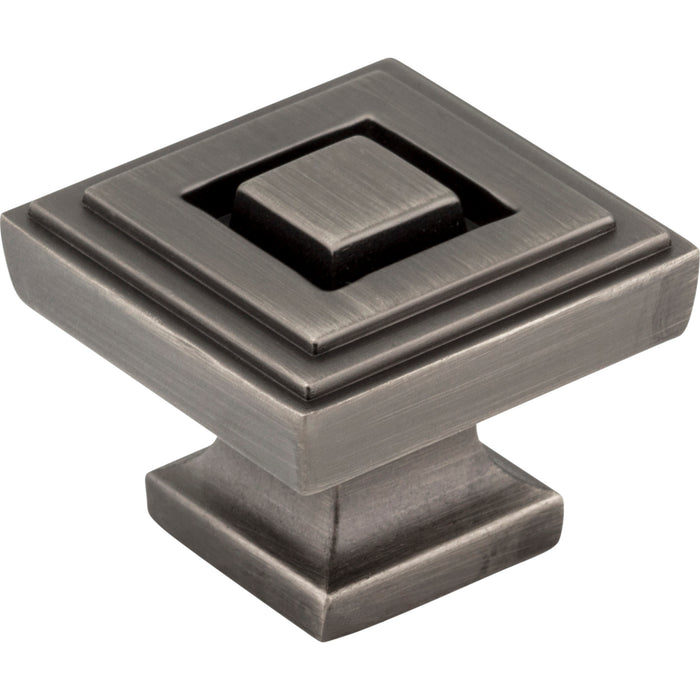 Jeffrey Alexander Delmar 1-1/4" Length Square Knob