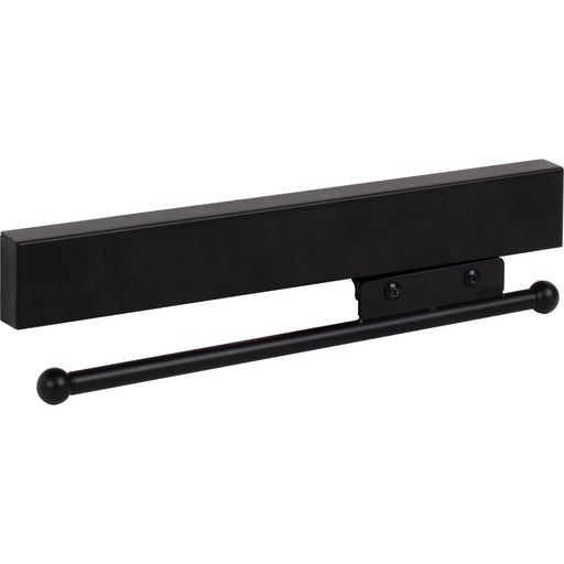 Hardware Resources Matte Black 12" Sliding Valet Rod