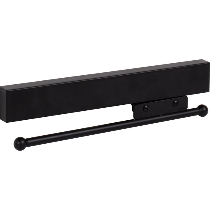 Hardware Resources Matte Black 12" Sliding Valet Rod