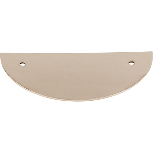 Top Knobs Half Circle 3 1/2" Center to Center Pull Backplate
