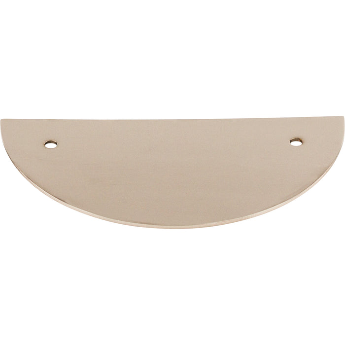 Top Knobs Half Circle 3 1/2" Center to Center Pull Backplate