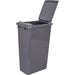 Hardware Resources Grey 50 Quart Plastic Waste Container Lid