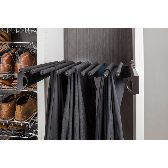 Hardware Resources Satin Nickel 24" Wide Pant Rack