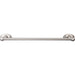 Top Knobs Edwardian Bath Towel Bar Single - Oval Backplate