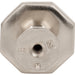 Jeffrey Alexander Wheeler 1-1/4" Length Geometric Knob