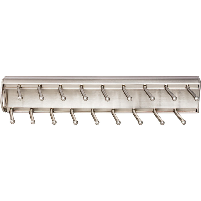 Hardware Resources Satin Nickel 14" Tie Rack