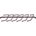 Hardware Resources Brushed Oil Rubbed Bronze Screw-Mount Tie Rack
