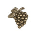 Atlas Vineyard Grapes 2" Length Novelty Knob