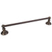 Fairview Brushed Oil Rubbed Bronze Single Towel Bar - Retail Packaged