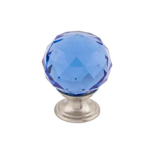 Top Knobs Blue Crystal 1 3/8" Diameter Round Knob