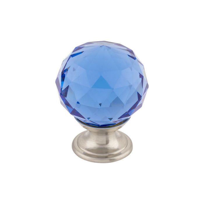 Top Knobs Blue Crystal 1 3/8" Diameter Round Knob
