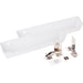 Hardware Resources 14-13/16" Plastic Tip-Out Tray Kit for Sink Front