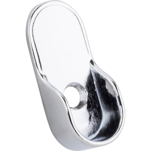 Hardware Resources Chrome Knock-In Mounting Bracket for Oval Closet Rods