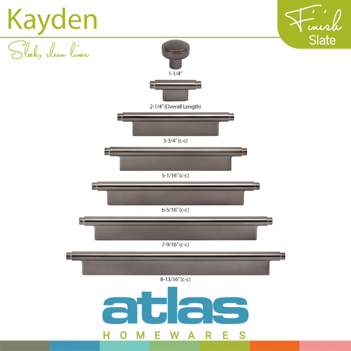 Atlas Kayden 3 3/4" Center to Center Bar Pull