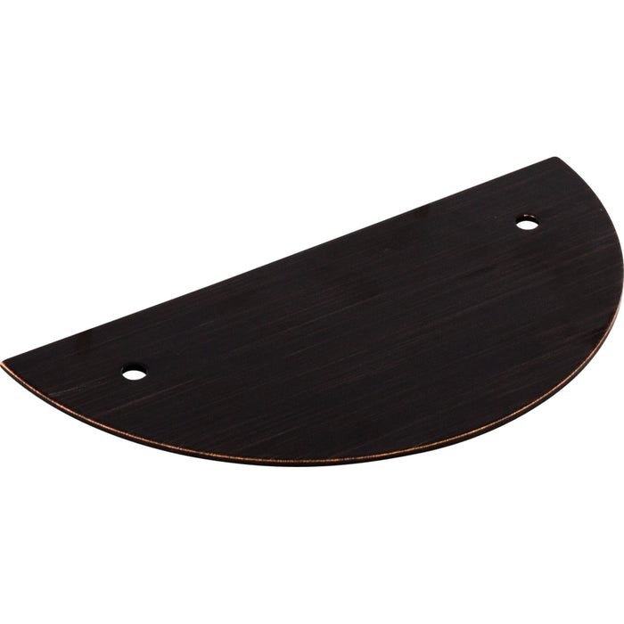 Top Knobs Half Circle 3 1/2" Center to Center Pull Backplate