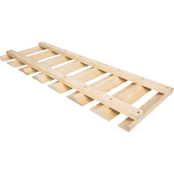 Hardware Resources 30" Wooden Stemware Rack